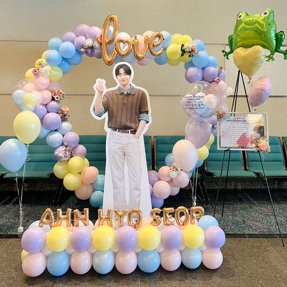 推し活バルーンスタンド