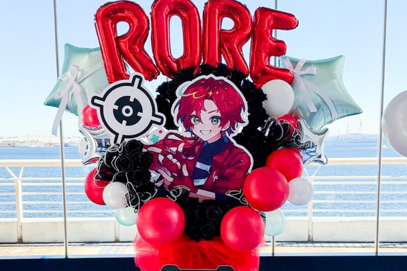 にじさんじパネル付きフラスタ