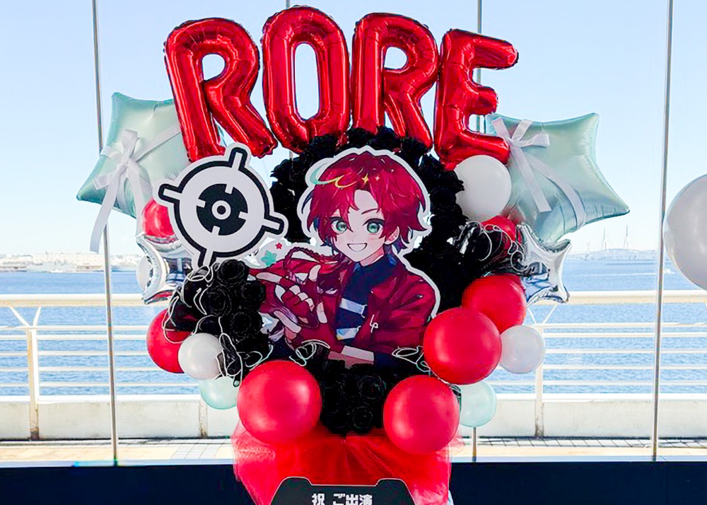 にじさんじパネル付きフラスタ